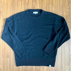 Merz B Schwanen XL Black Cashmere Wool Sweater Made In Portugal